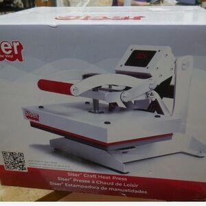 Craft Heat Press - White and Red